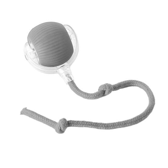 

Интерактивная игрушка-мяч для кошек, перезаряжаемая через USB, самодвижущаяся игрушка-мяч для домашних животных, автоматическое вращение серый