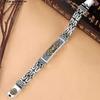Bracelet Homme Argent Tide Bijoux de Main Vajra Pilou Motif de Sécurité Chaîne Bracelet Exquis