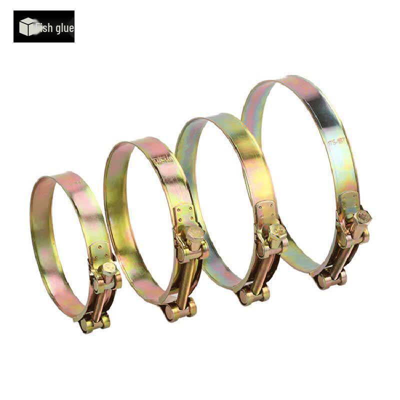 GUYU Galvanized Iron European Heavy-Duty Hose Clamp 64-67mm