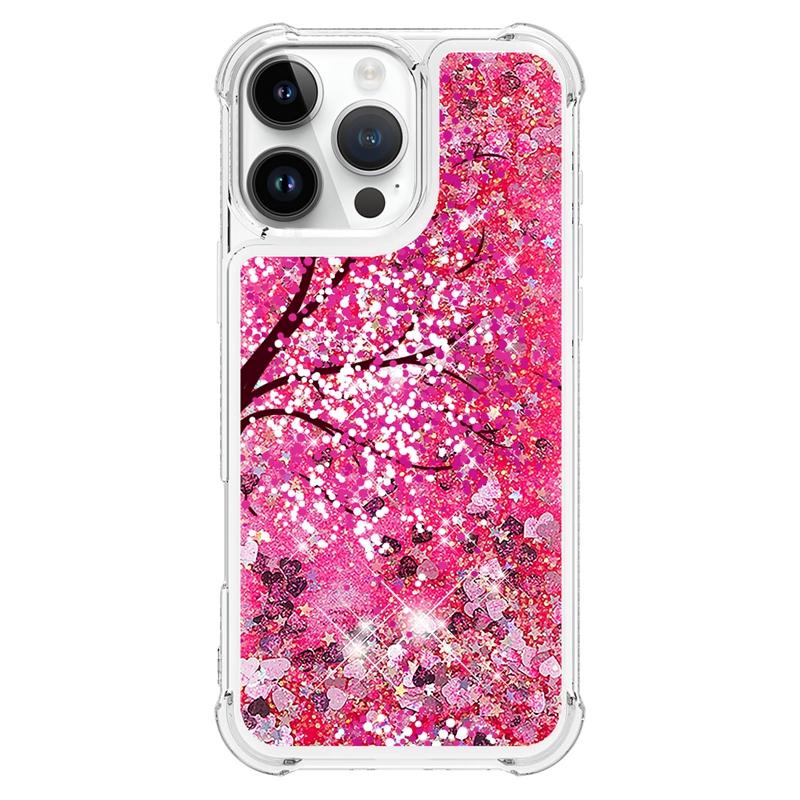 I Phone 16 Pro Max Case On For Funda iPhone 16 Pro MAX Cover Glitter Dynamic Liquid Case For Apple16 Plus 16ProMax Cases Etui