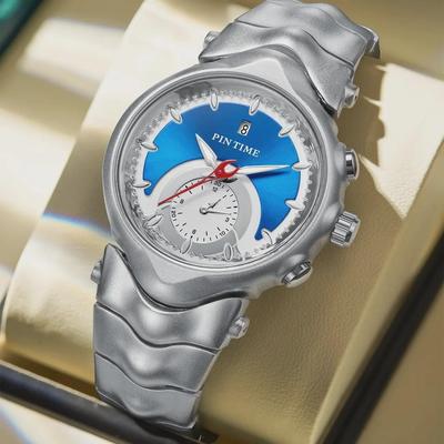 Y2K Creative Retro Style Luxury Men's Waterproof Luminous Stainless Steel Watch Fashion Punk Date Quartz Watches