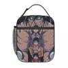 Custom Attackes On Titan Resuable Lunch Boxes for Women Leakproof Cooler Thermal Food Insulated Lunch Bag Office Work