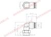 PLF Series PISCO Connector: PLF4-01, PLF4-M6, PLF8-02, PLF10-03, PLF12-04