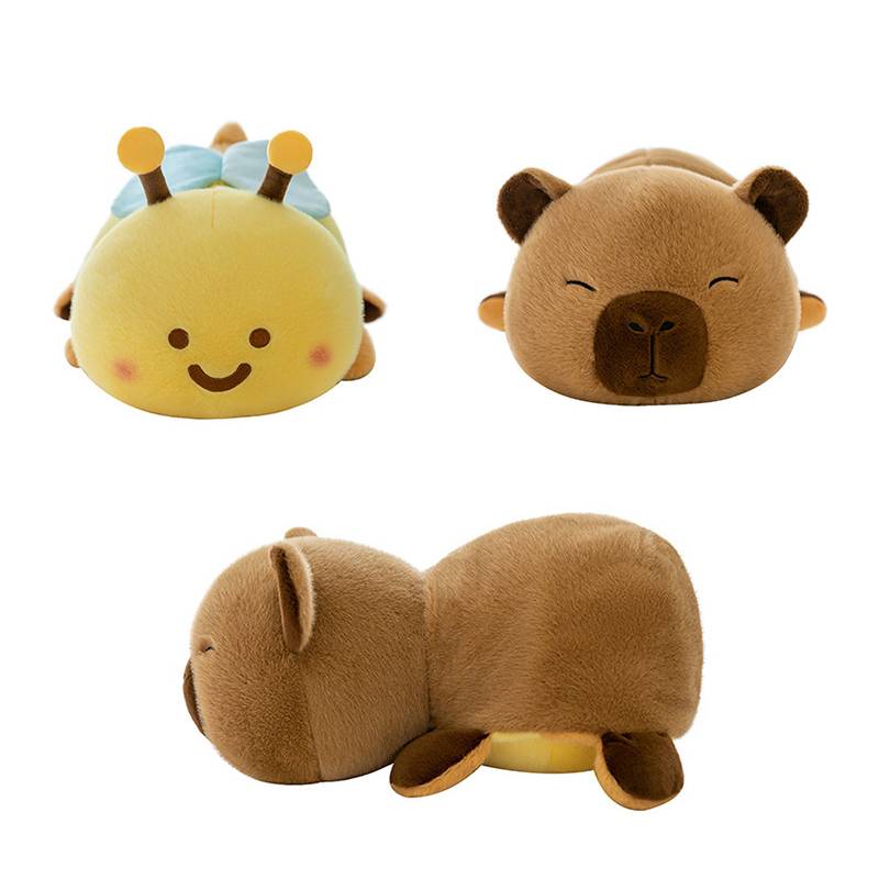 Into Capybara Turns Bee Stuffed Toy Doll Pillow Pp Cotton Filled Children Gift