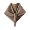 100% Pure Cashmere Women's Knit Triangle Scarf - Neck Warmer & Protector for Autumn/Winter