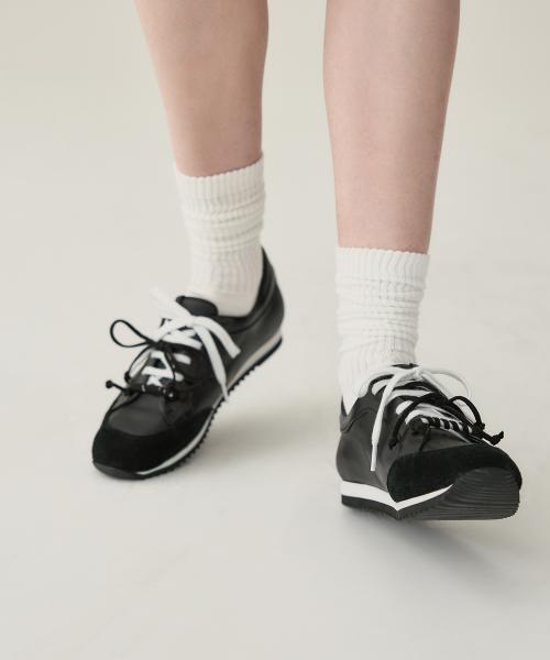 [APRILFOR] Comfy Sneakers Black 414CS