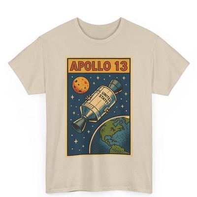 Apollo 13 T-Shirt: Retro Comic NASA Space Mission Tee