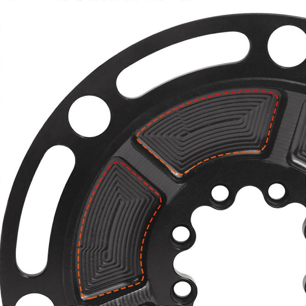 Light weight Round Tapers Crankset Chainwheel Aluminum Alloys Cranks Bike Part for Enhancing Cycling Efficiency
