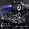 1:18 Cool Batmobile Alloy Model Toys, Exquisite Desktop Ornaments, Cool Sound and Light Spray, Christmas Gifts