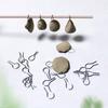 50/100Pcs Pottery Hanging Burning Needle Ring High Temperature Resistant Material DIY Ceramic Jewelry Hanging Ring Pottery Tools