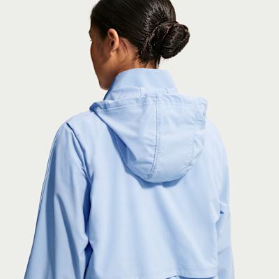 Nike Jackets Women's Blue Hooded Non Detachable Moderate Other