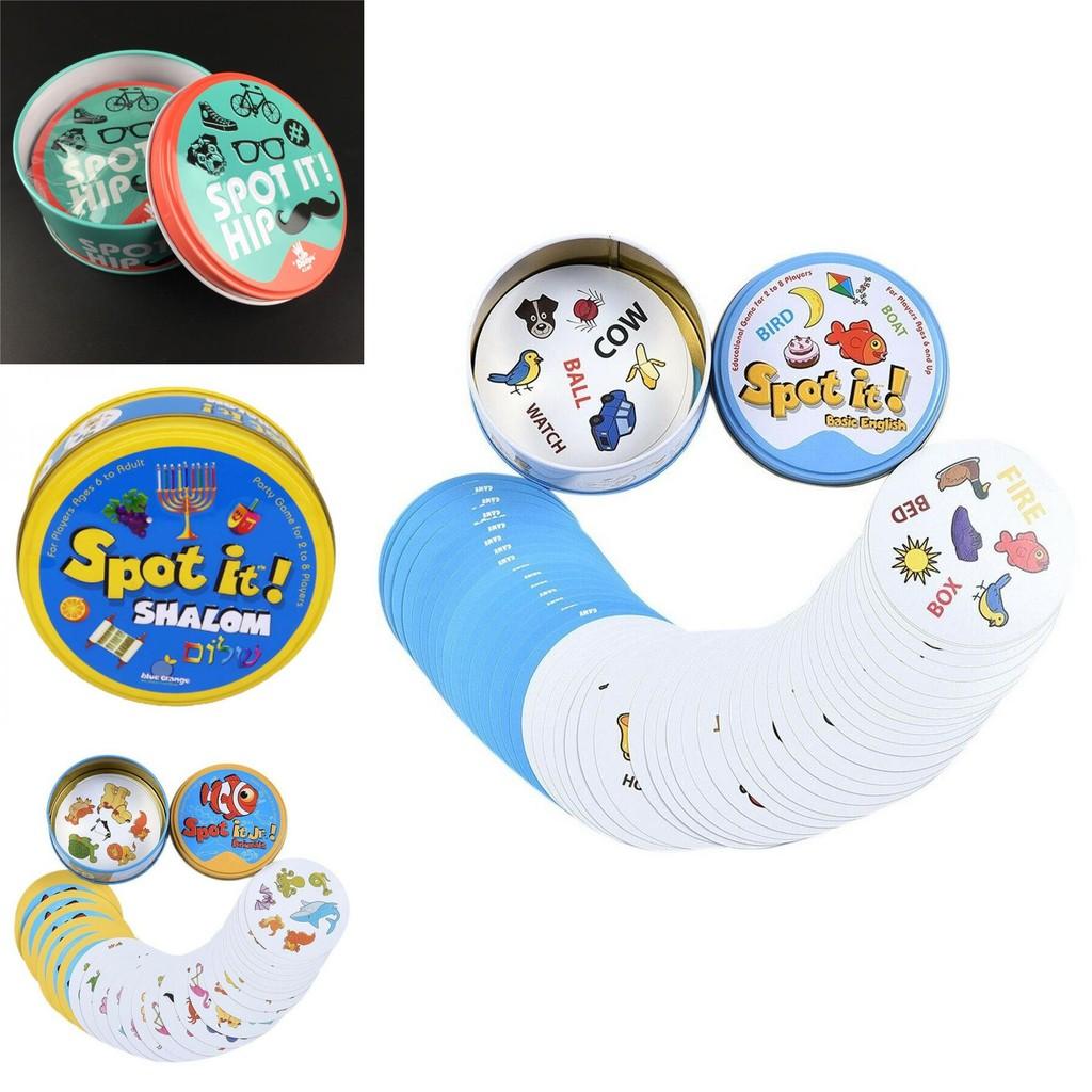 Dobble Spot It Game Cards For Addictive Family Fun And Quick Visual Challenges