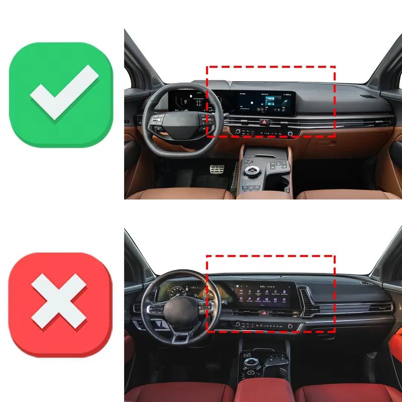 for Kia Sportage 2026 2027 (Without HUD) Car Dashboard Cover Dashmat Non‑Slip Protective Dash Mat Pad Auto Accessories