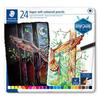 Colored Pencils - Staedtler - Super Soft 149c - 24 Pieces - Soft Lead - Pefc Certified Wood