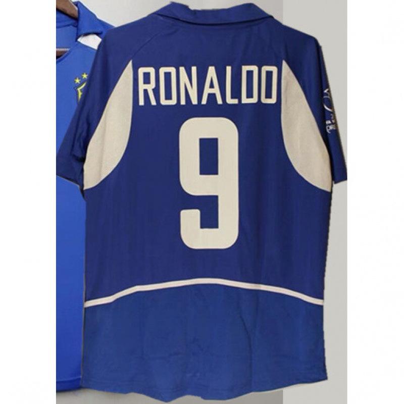 Vintage Football Jersey AC Ronaldo Zidane Maldini Lampardroba Spain Boca Carlos