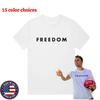 Freedom Charlie Kirk T-Shirt Gildan Heavy Cotton Tee – Color Options Size S-5XL! Unisex T-Shirt