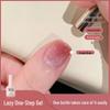 5-in-1 Gel: One-Step Summer Nude Cat Eye Nail Polish, Whitening Glass Bead Effect, No Base/Top Coat Needed
