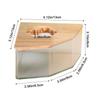 Hamster Sand Bath Box Sand Basin Digging Sand Container for Squirrels Rat