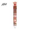 Colorful Retractable Pen Christmas Capybara Ballpoint 10 Color Cartoon Smooth Elk Snowmen Tree Multi-color Writing Festive Stationery Gift for