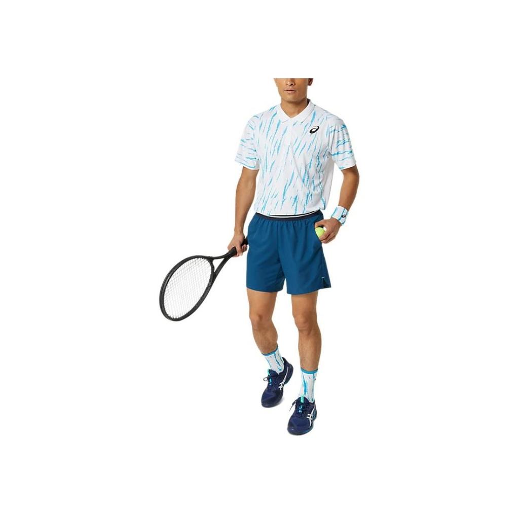 Asics Game Soft Comfortable Dry Tennis Shirt Men Tops Bright-White 2041A303-100