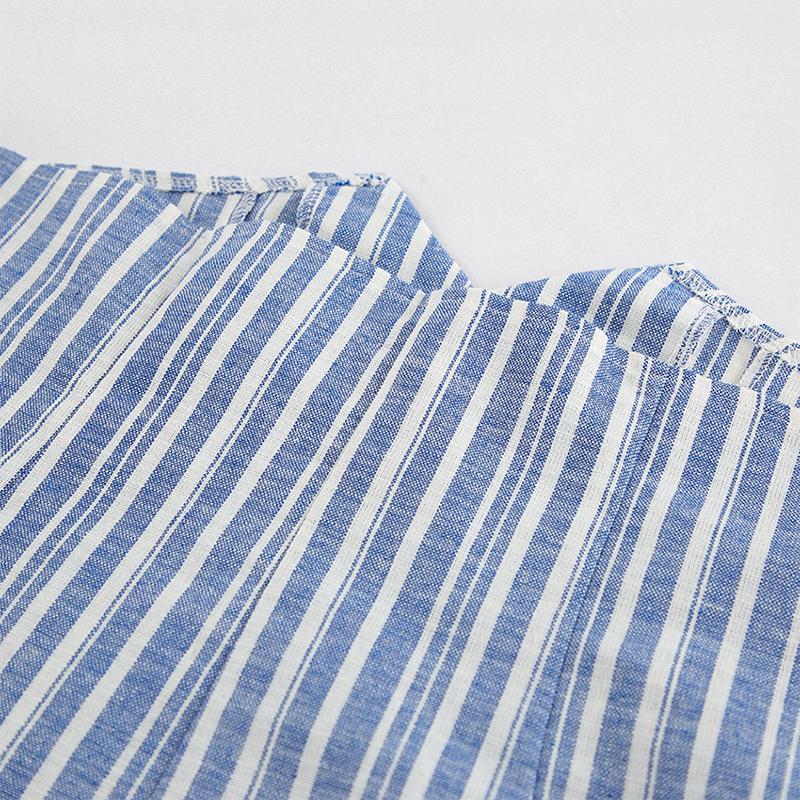 Striped Sexy Skirts Match with Two Piece Shirt Tops and A-Line Skirts Summer Streak Slim Office Women Skirts Outfits