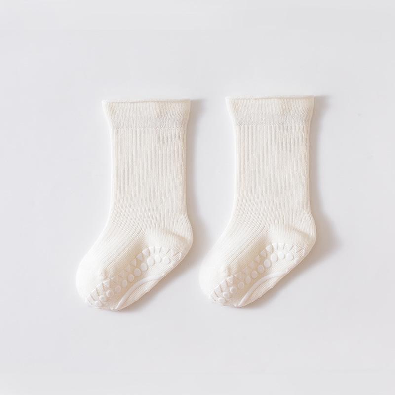 

Xiyu Jia Осінь/Зима Дитячі нековзкі бавовняні шкарпетки 1-3 years (12-14cm foot length) білий