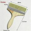 Thickened Bristle Wooden Handle Paint & BBQ Brush - Sizes 1" to 8