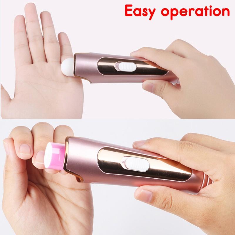 Professional 5 in 1 Polish Manicure USB Charging Beauty DC5V Electric Nail Buffer