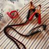 2FT 16AWG Battery Alligator Crocodile Clip to SAE Connector Extension Cable 12V SAE Quick Release Adapter Cable