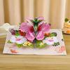 3D Exquisite Hummingbird Flower Greeting Card Holiday Wishes Birthday Parties Anniversary Celebration Cards Blessing MessageCard