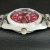 VINTAGE CITIZEN AUTOMATIC 8200 REFURBISHED JAPAN MENS RED DIAL WATCH a446828-1