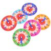 Teaching Aids Learning Clock Hour Minute Second Cognition Wooden Clock Toys Kids Time Enlightenment