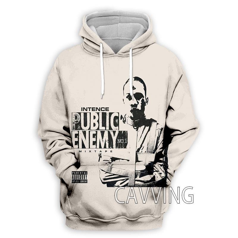 New Fashion Women/Men's 3D Print Public Enemy Hoodies Hooded Sweatshirts Harajuku Hoodie Sweatshirts Tops Clothing