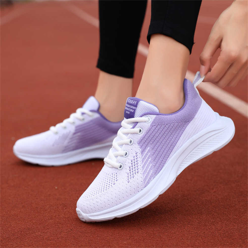 Size 39 Slip Resistant Shoes Women Sneakers Sport Loafers Skates Shoes Women Lace-up Boots Trnis Tenya Upper Baskette