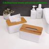 Wooden Cover Tissue Box Multi-Function Tissue Case New Napkin Storage Box  Table Decoration