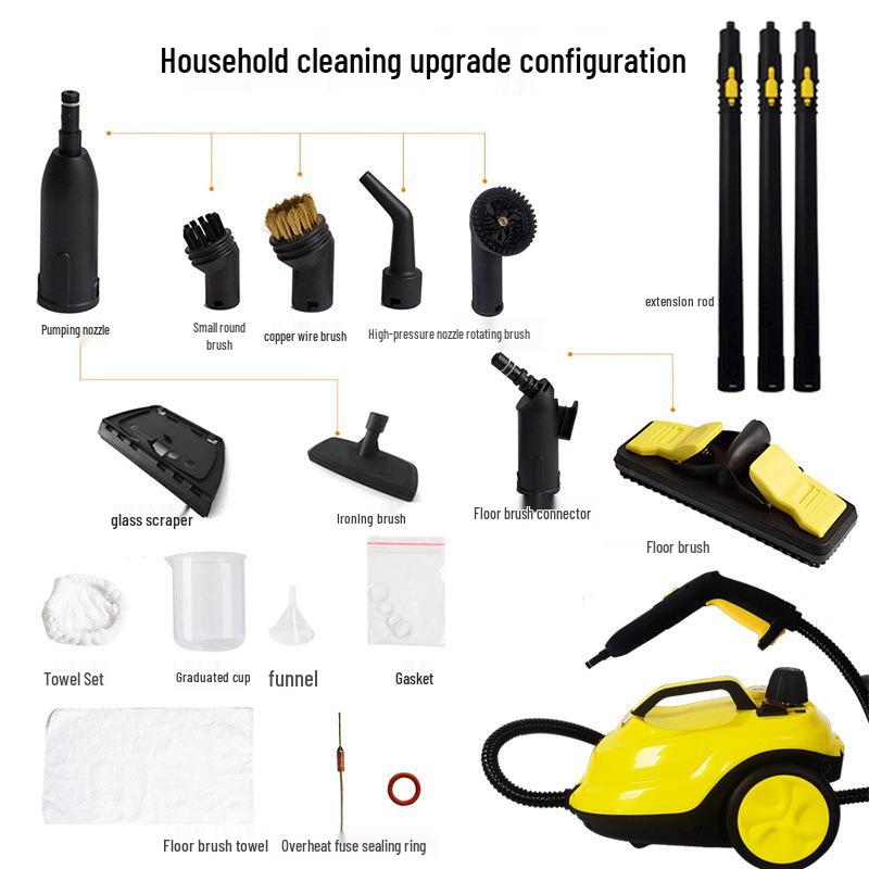 Hochtemperatur-Dampfreiniger mit 2L Fassungsvermögen für Autoinnenräume, Folienanbringung und Haushaltssterilisation (Modell SE8620).
