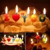 I Love You Letter Happy Birthday Candles Novelty Anniversary Wedding Romantic Toothpick Cake Candles Party Decor Candles
