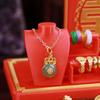 1/12 Puppenhaus Miniatur Westernstil Schmuck Präsentationsbox Simulations Halskette Modell Spielzeug Mini Dekoration Puppenhaus Zubehör