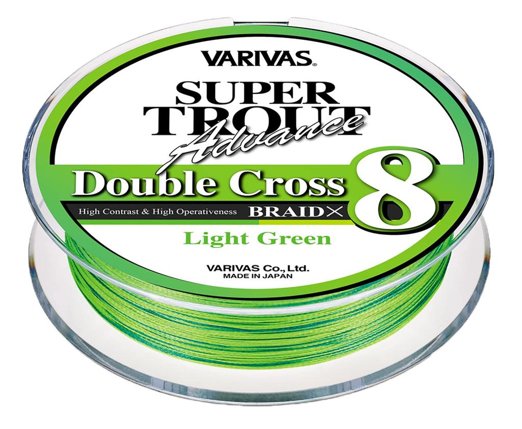 VARIVAS Super Trout Advance Double Cross PE X8 Light Green 100m / 0.8 (11.4lb)