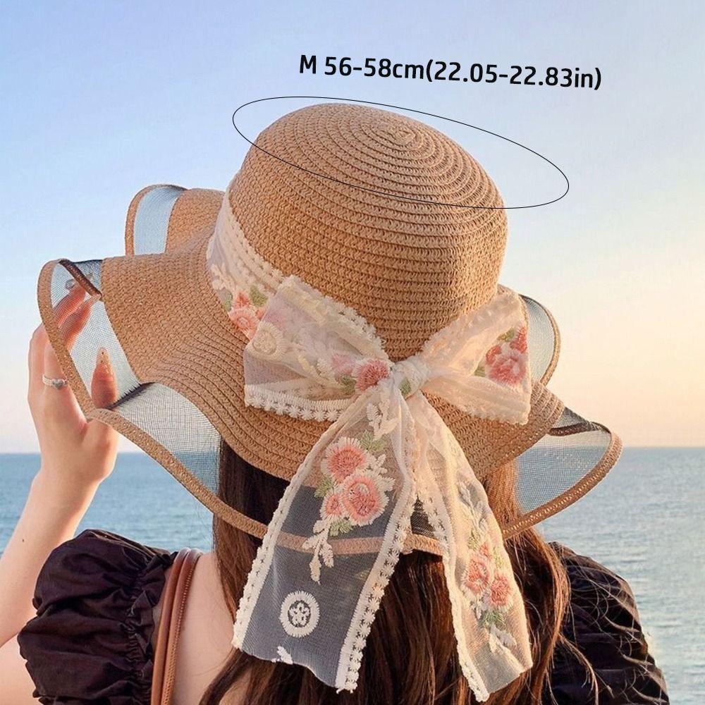 Casual Fisherman Hat UV Protect Sunshade Cap Sweet Women Sun Hat  Summer