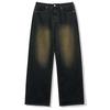 ULIFEZIP [2Pack] Normal Washed Wide Cotton Pants 2 Colors [Ulzp_0002] (C Type)