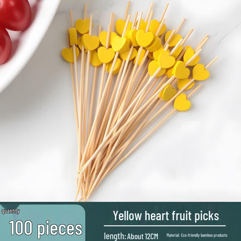 Bamboo Fruit Skewers & Cocktail Picks