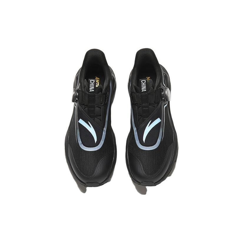 Anta Champion All-Weather Series Comfortable Versatile Non-Slip Wear-Resistant Low-Top Running Shoes Men Running Shoes Black 112345508A-4