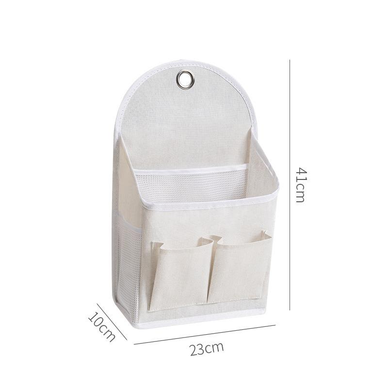Student Dormitory Fabric Hanging Storage Bag Creative Home Organizer for Living Room Bedroom Clutter Storage Wall-Mounted Pouch