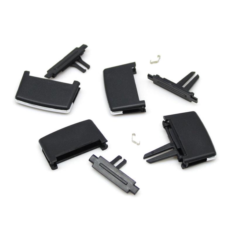 Car Front Air Conditioner AC Vent Grille Paddle Tab Clip Slider For Mercedes Benz E Class Cabriolet Coupe W207 2009-2012