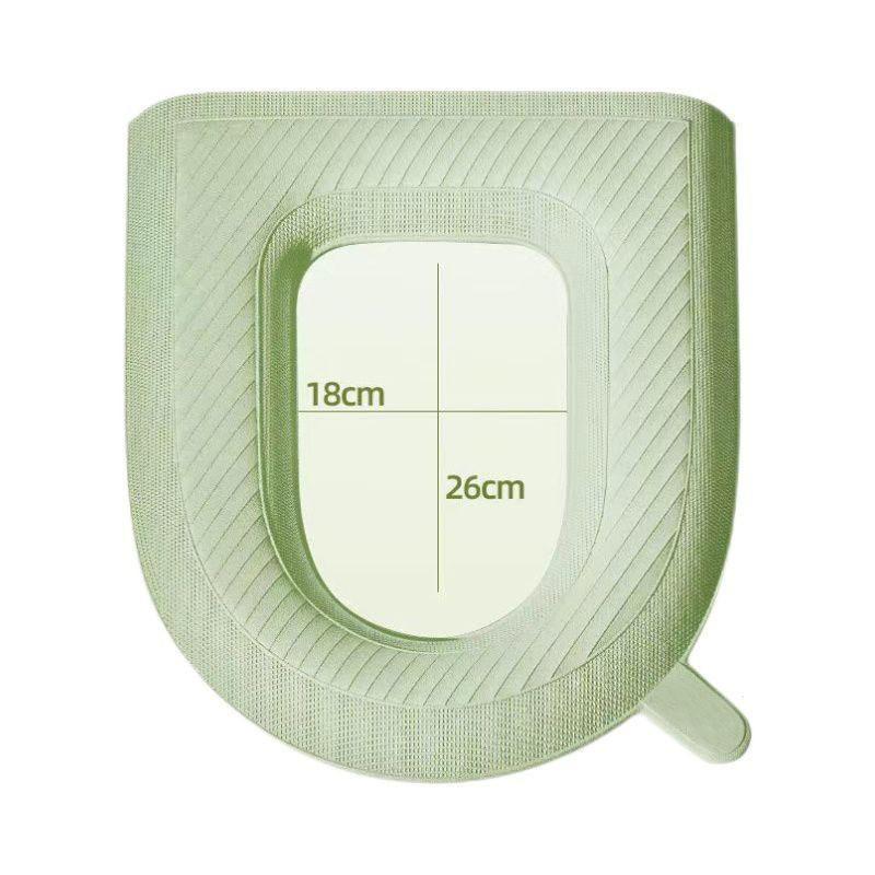 Reusable Washable Toilet Seat Cushion Home Use Foam Pad With Adhesive Backing Pet Material