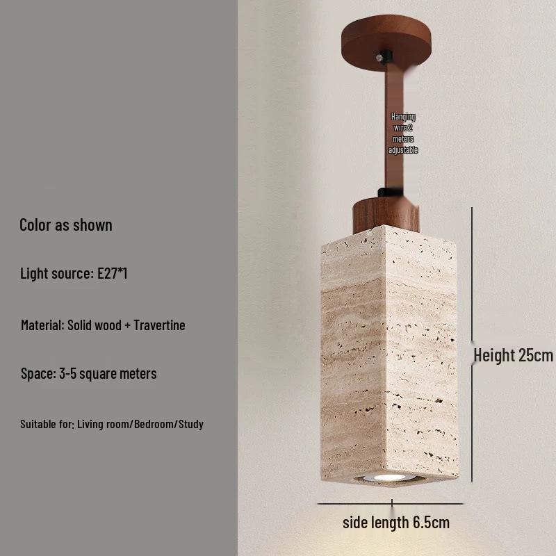 Wabi-Sabi Japanese Retro Pendant Light for Bedside and Bar Counter