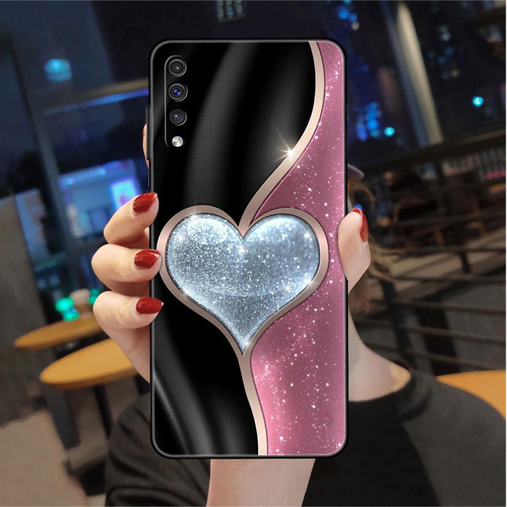 

Чехол с бантом «Любовь» для Samsung Galaxy A50 A70 M52 A30 A20s A20e A10 A40 A10s M51 M31 M30s M13 5G, черный чехол для телефона Samsung M13 5G