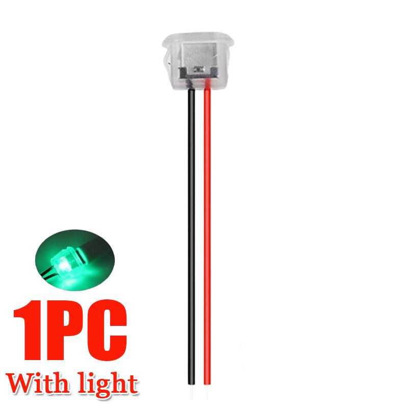 3A Input Charging Socket Car Connectors TYPE-C Female Chassis Connector with LED Light Waterproof Charging Connector 1/5/10pcs