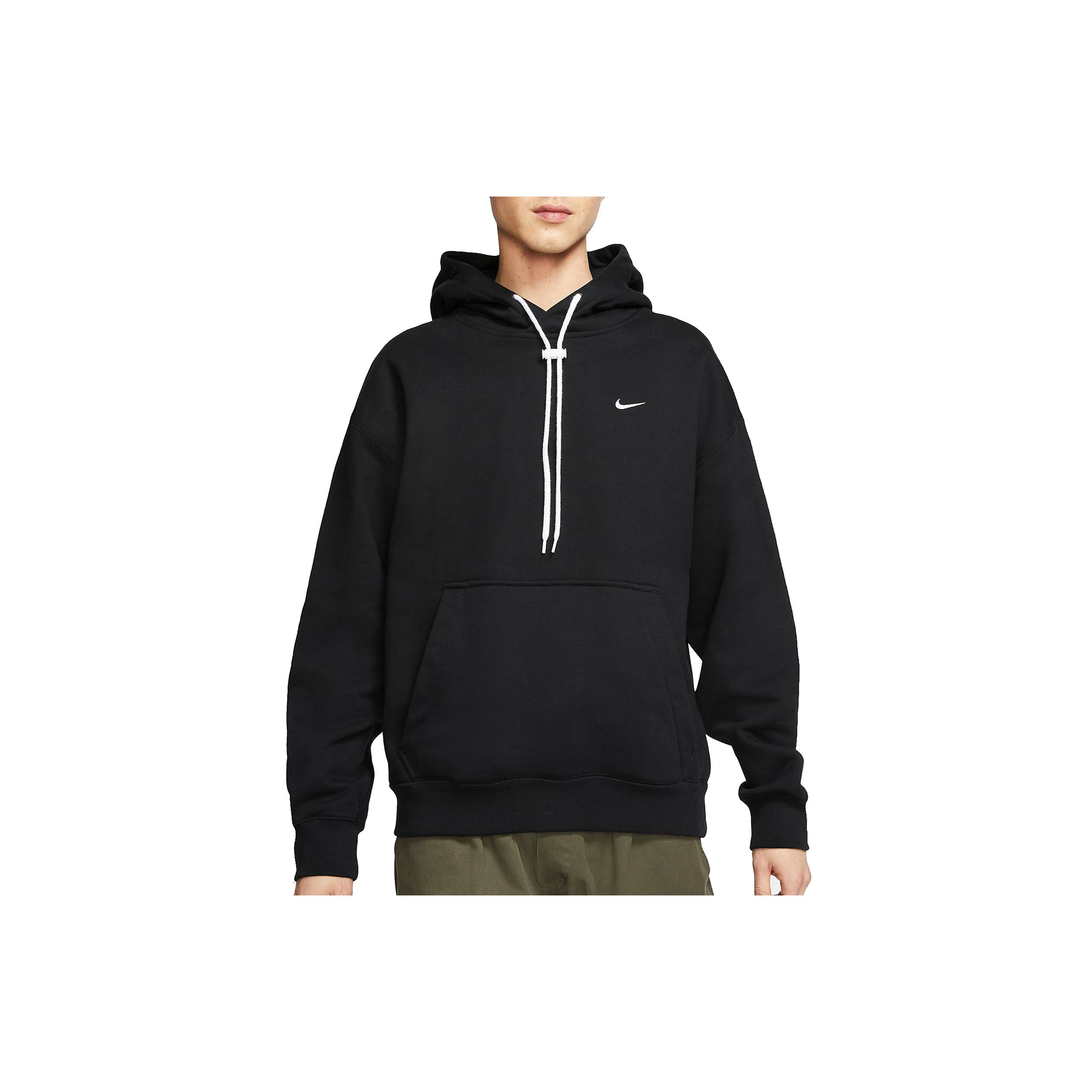 

Мужская однотонная толстовка с капюшоном Nike Lab, черные, CD6393-011 XS